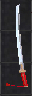 Katana en el inventario