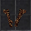 Vine Gloves en el inventario