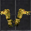 Brass Gloves en el inventario